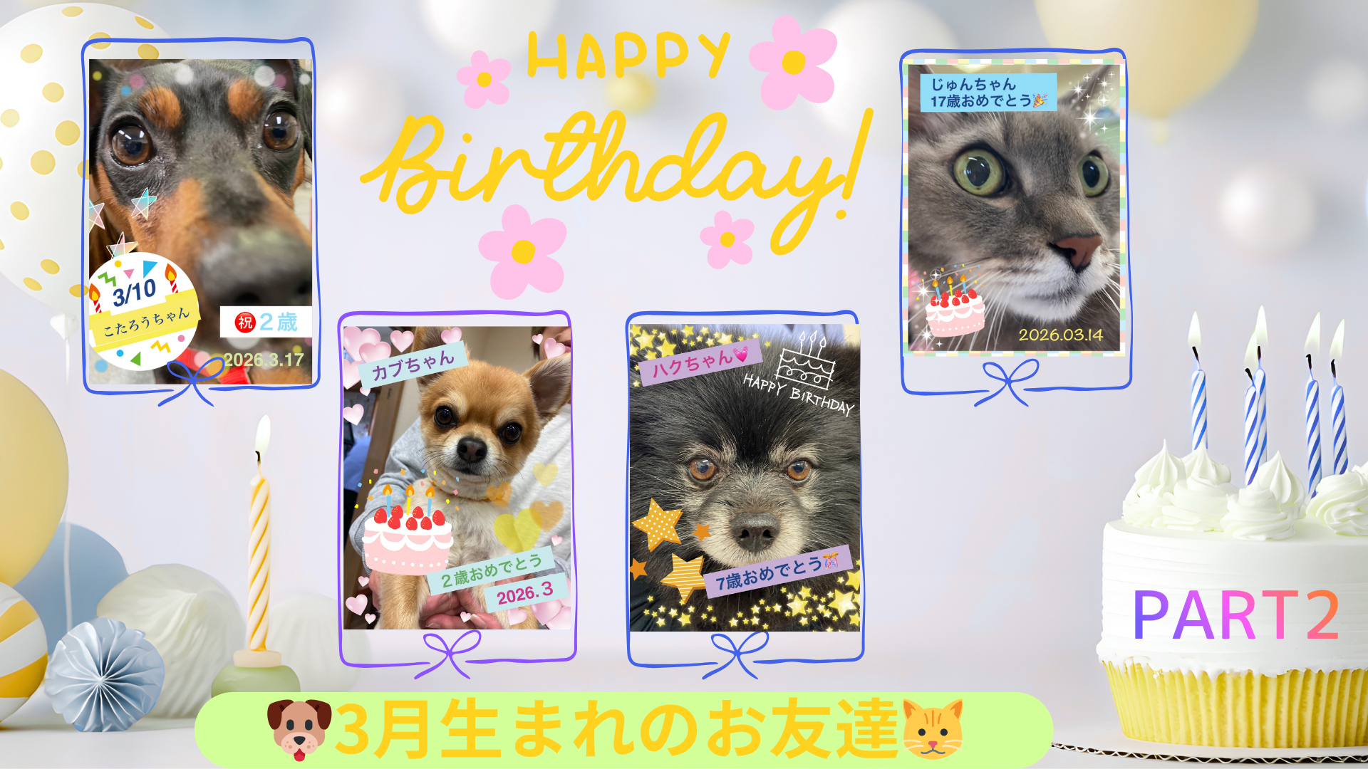 3月生まれのお友達 PART2